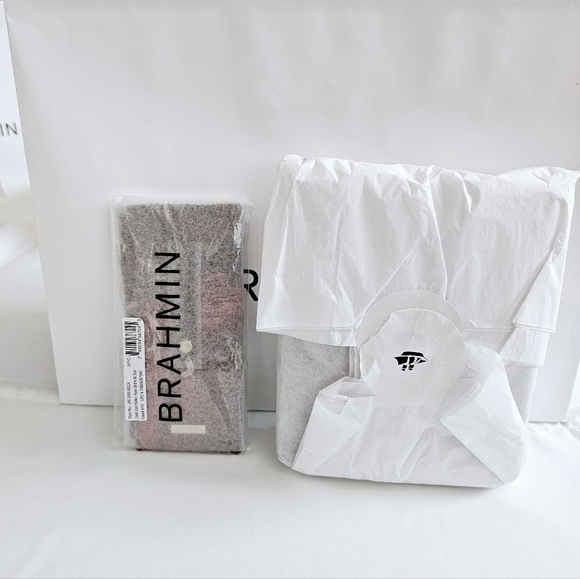 NWT Brahmin Rose Ombre All Over Marley Crossbody & Credit Card Wallet - Picture 15 of 15